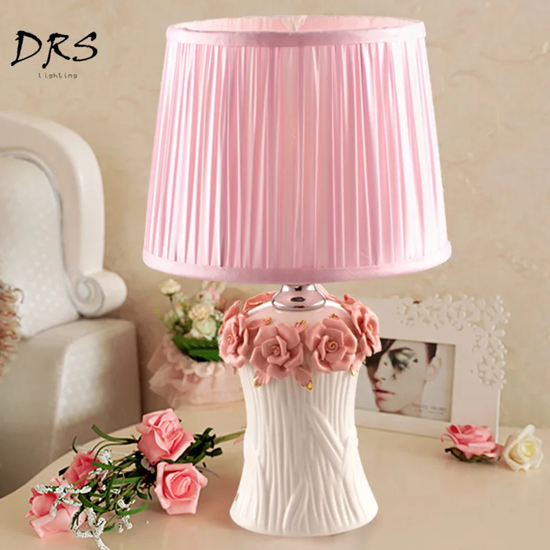 Корейская Керамическая Настольная лампа прикроватная для спальни свадебный