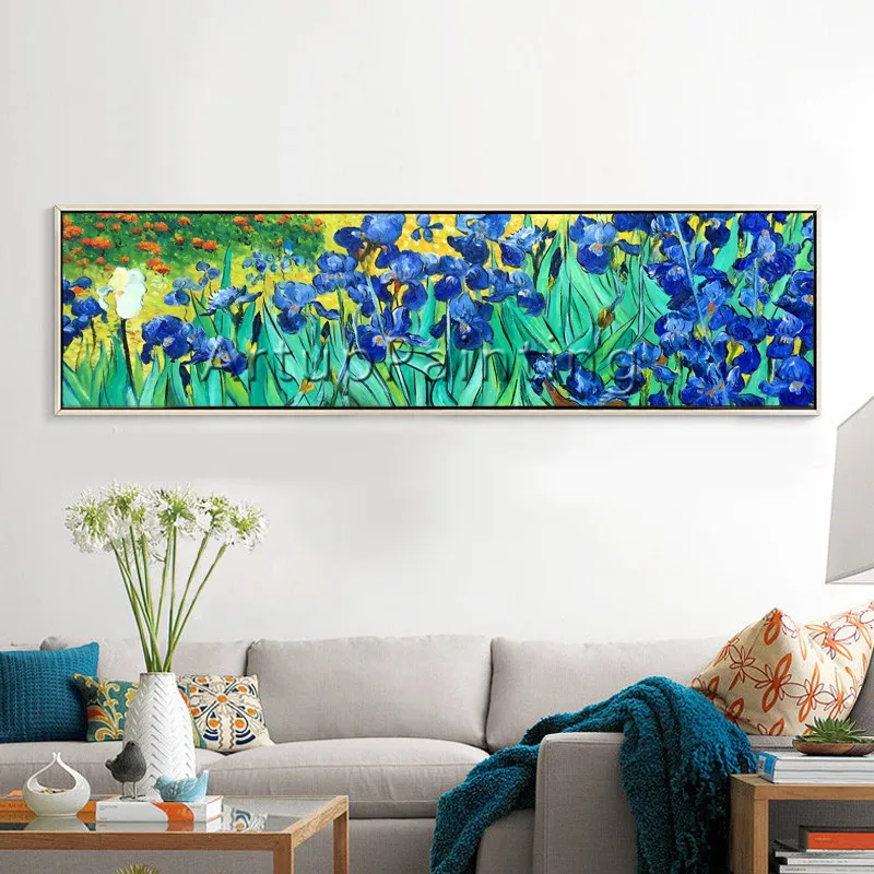 Репродукция картины на холсте "Ручная роспись" ван Гога для гостиной, спальни, дома, винтажная декоративная живопись.