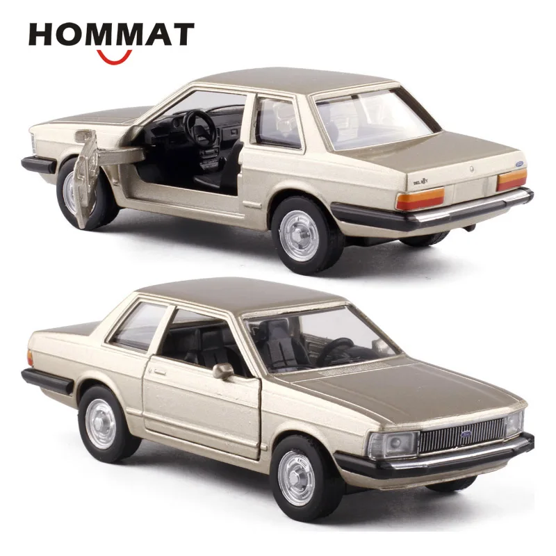 HOMMAT имитация 1:43, винтажная модель автомобиля Ford Del Rey 1982, литая модель игрушечного автомобиля, модель автомобиля в подарок, игрушки для детей, мальчиков