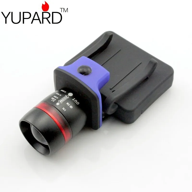 YUPARD Q5 LED Headlight Headlamp hat Light Zoomable Zoom in out Camp AAA battery outdoor sport camping fishing hunting lantern | Лампы и