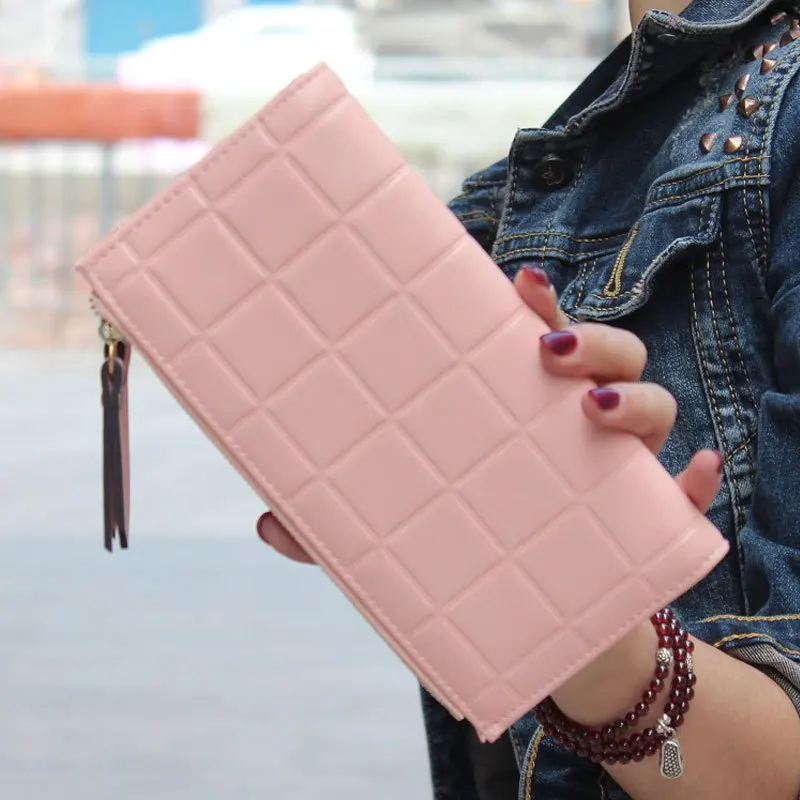 Дизайнерский длинный кошелек от известного бренда класса люкс для женщин