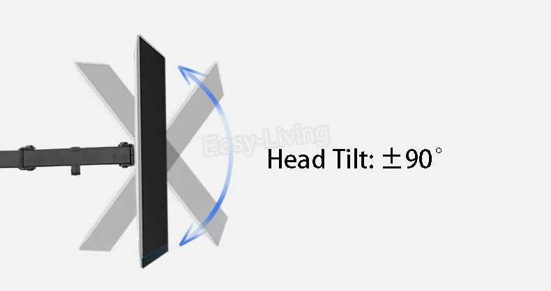 Desktop Full Motion 360 Degree Triple Screen Monitor Holder 10&quot-24&quotLCD LED Mount Arm Loading 8kgs Each Head | Электроника