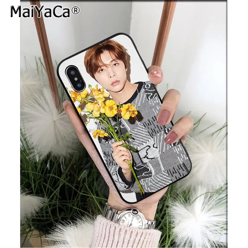MaiYaCa NCT 127 KPOP Силиконовый ТПУ мягкий черный чехол для телефона Apple iPhone 8 7 6 6S Plus X XS MAX 5