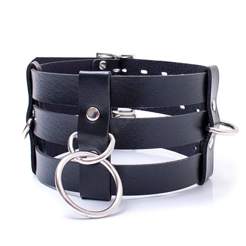 Фетиш игрушки S & M секс ошейники для женщин|sex collar|leather sex collarsex collar for woman |