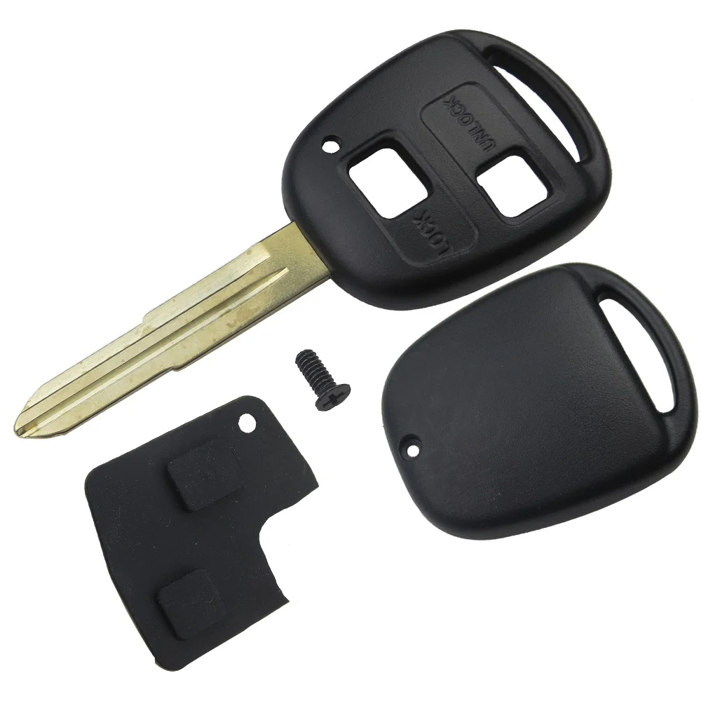 Сменный Чехол для автомобильного ключа с 2 кнопками Toyota Yaris Prado Tarago Camry Corolla TOY41R