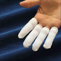 600pcs cotton cloth protective industrial labor insurance thick wear resistant thin finger white cotton breathable anti sweat
