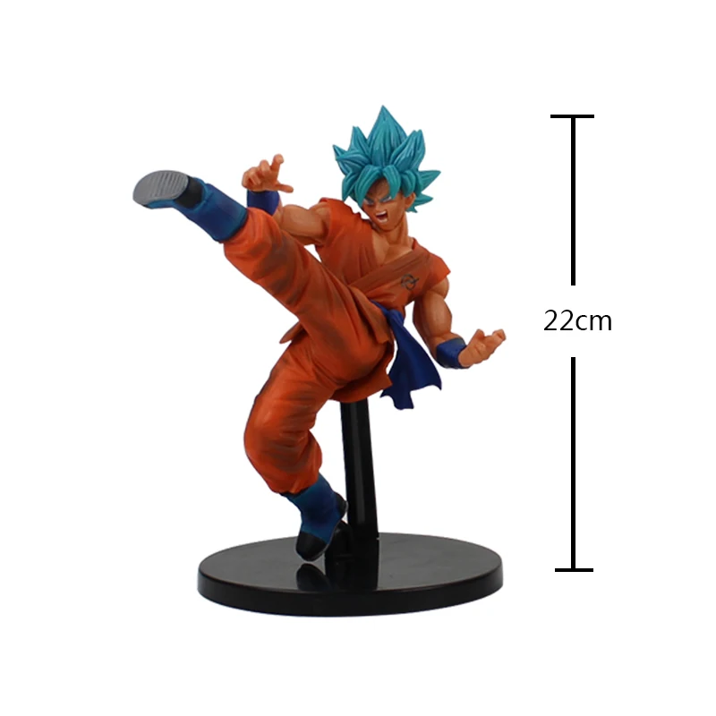 20 стилей Dragon Ball Z Супер Saiyan fe сын Goku vegeta воины прыгали 50th черный Scultures золотистым фигурка из ПВХ фигурка игрушки - Цвет: Style 7 in bag