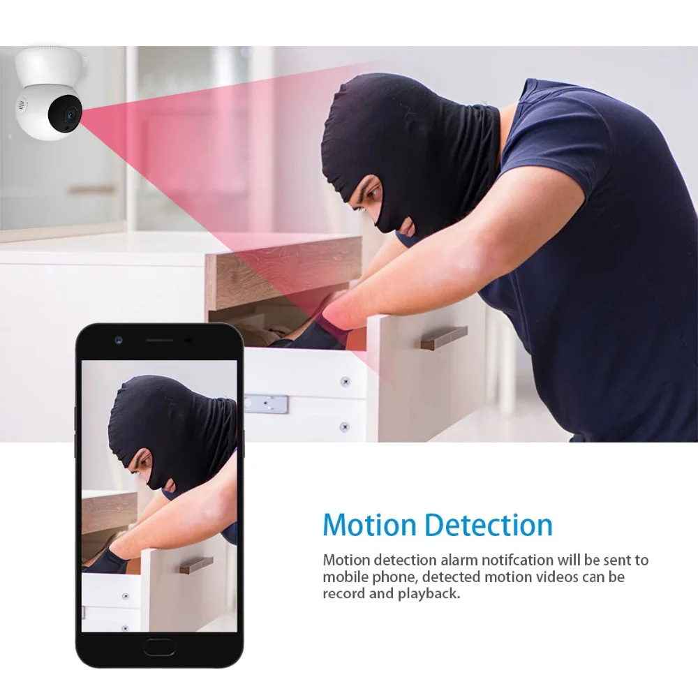 JOOAN Wireless IP Camera1080P HD smart WiFi Home Security Night Vision Video Surveillance CCTV Camera Baby Monitor | Безопасность и