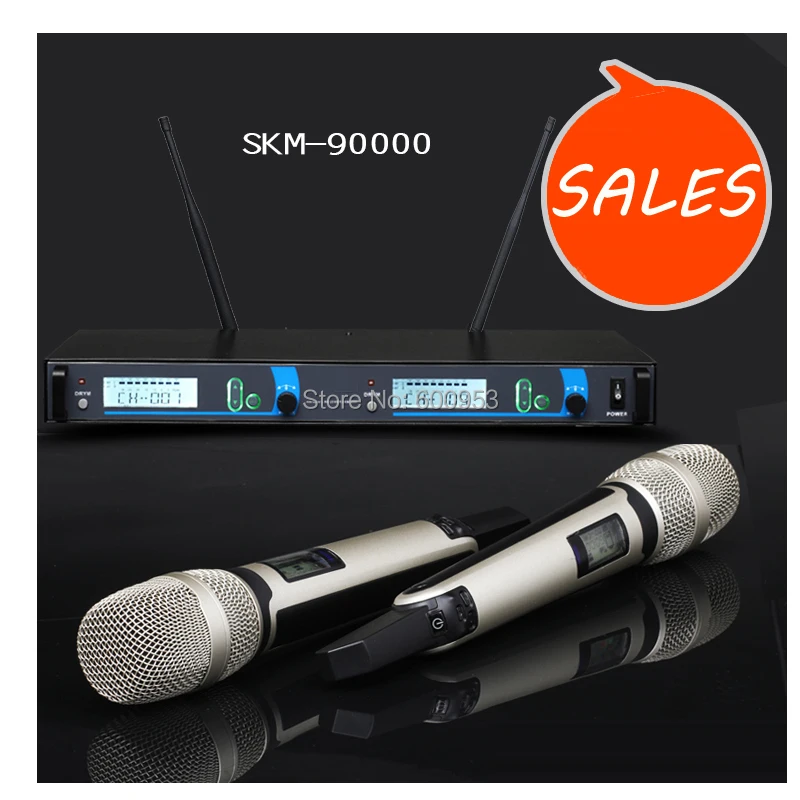 MICWL skm-9000 KTV сценическая производительность беспроводной 2 Ручной вокальный микрофон системы
