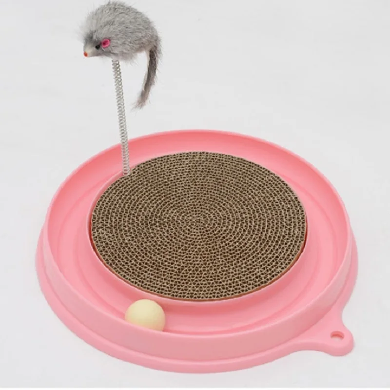 Новый Многофункциональный Комбинированный Кошки Скребут Игрушка Гофрокартон