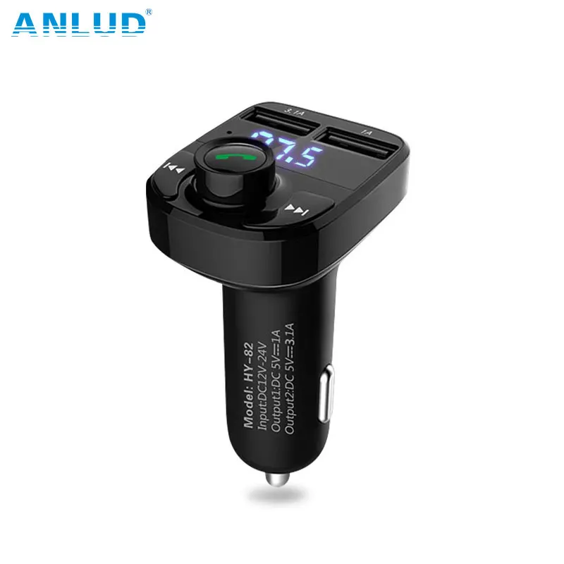 Беспроводной Bluetooth fm-передатчик fm-модулятор громкой связи car kit Радио адаптер USB Зарядное устройство MP3 плеера для Iphone Samsung