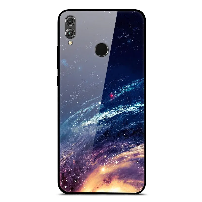 as photo 15 Чехол для huawei Honor 8X, чехол Honor8x Max, задняя крышка из закаленного стекла, чехол для huawei Honor 8X, чехол 8 X TPU, бампер Honor 8X Max - Цвет: as photo 15