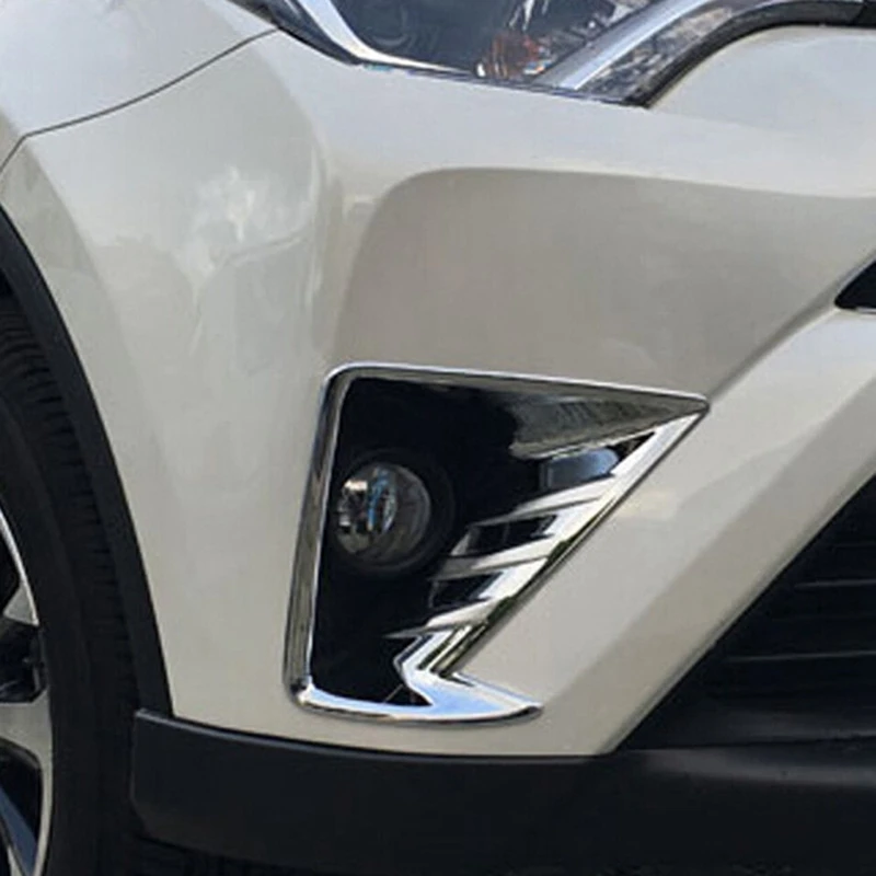 Для Toyota Rav4 2016 2017 2018 Автомобильная передняя противотуманная фара крышка наклейки