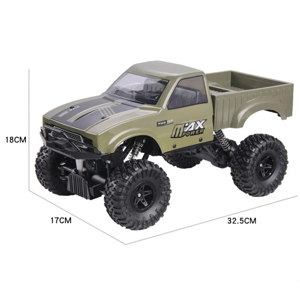 Военный игрушечный автомобиль с дистанционным управлением 2 4G 1:16 2WD мини
