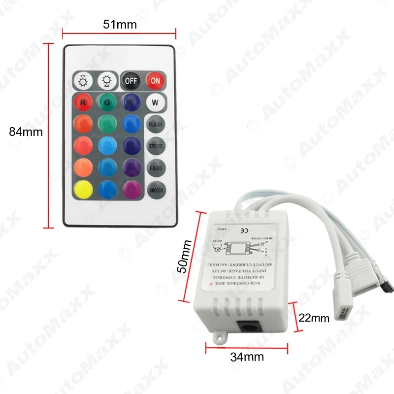 Автомобильная Лента FEELDO Mini Инфракрасный светодиодный контроллер беспроводной