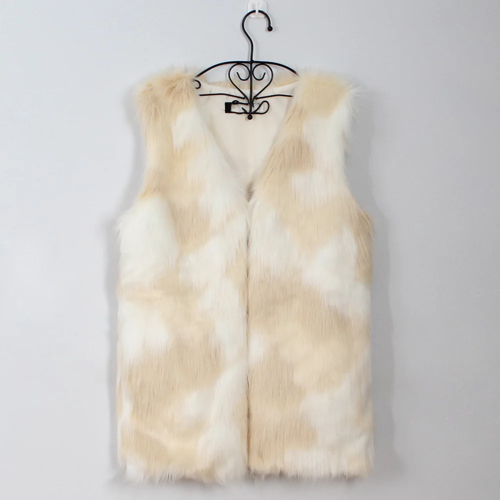 Хорошее Женское пальто из искусственного меха осенне-зимняя теплая женская