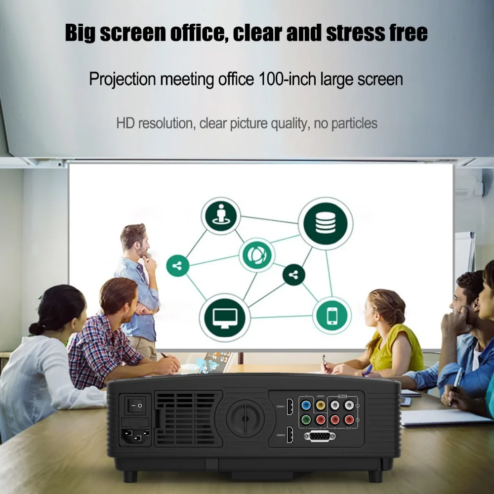 Мощный проектор Full HD SV 328 PRO 3000 люмен Android 6 0 OS wifi домашний кинотеатр Поддержка