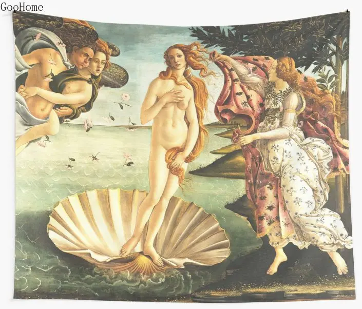 

Venus Wall Tapestry Cover Beach Towel Throw Blanket Picnic Yoga Mat Home Decoration