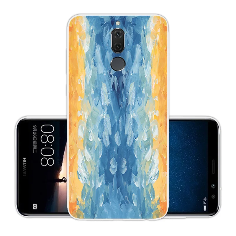 Coque for Huawei Nova 2i Mate 10 Lite Colorful Phone Case Soft TPU Slim Silicon Back Cover Maimang 6 Shell |