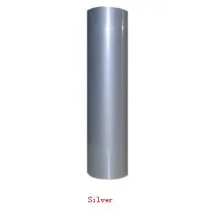 silver 0,6*10 м горячей пилинг ПВХ винил теплопередачи фильм рулон футболка передачи фильм - Цвет: silver