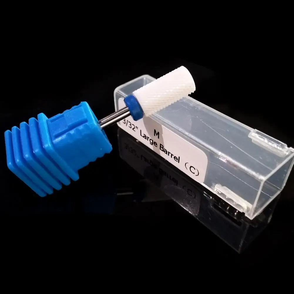 Blue 1 шт. фреза для маникюра, керамическая фреза для ногтей, фреза для маникюра, инструменты для полировки ногтей, износостойкие - Цвет: Blue