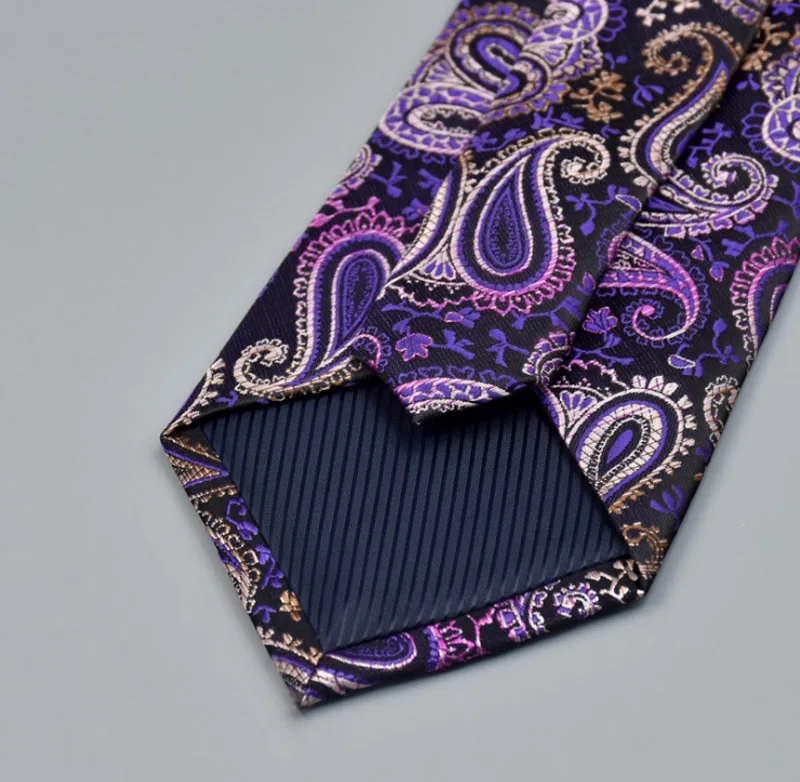 Мужской комплект из галстука и бабочки синий платок 8 см 26 видов|tie set|business tie setneck set