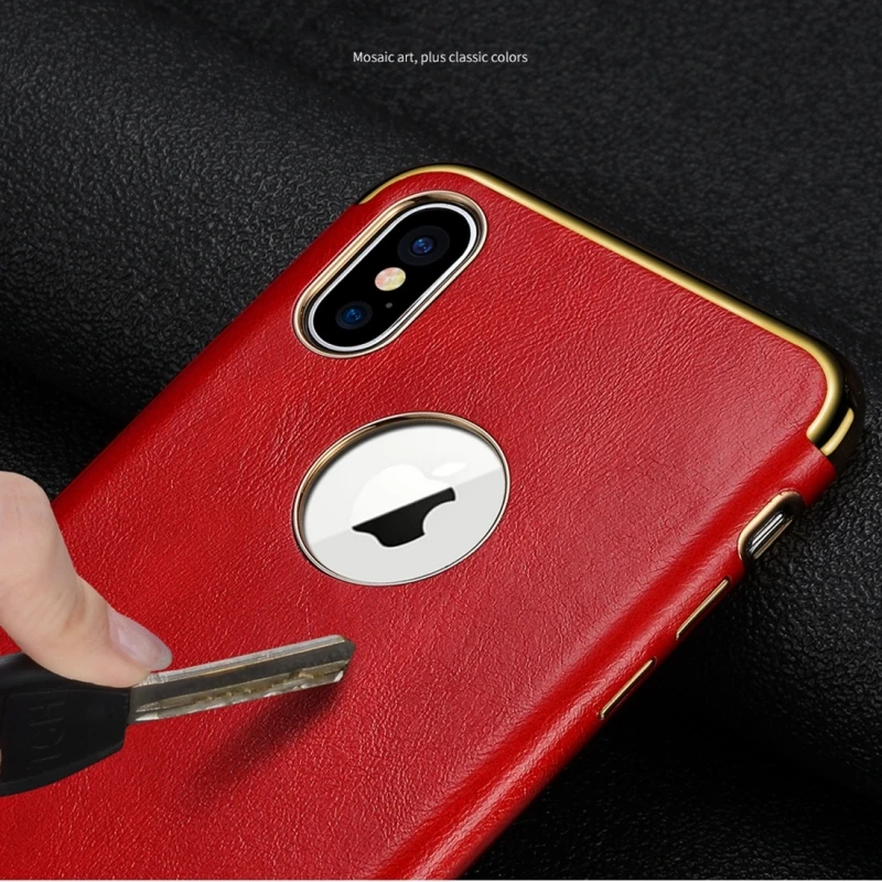 Для iPhone XS/X/XS Max/XR роскошный защитный чехол из ТПУ с металлическим краем для 6 6s 7P 8P