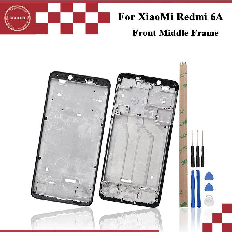 Ocolor для XiaoMi Redmi 6A корпус телефона с передней рамкой Замена средней рамки +