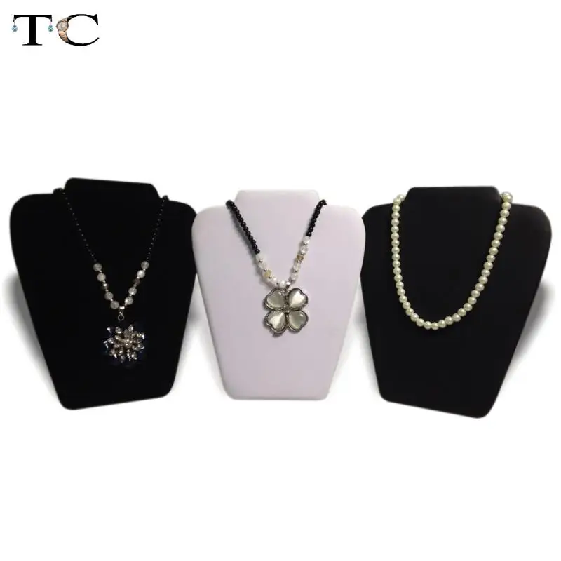 Оптовая продажа 3 шт ювелирные изделия дисплей кожаное ожерелье бюст кулон цепь