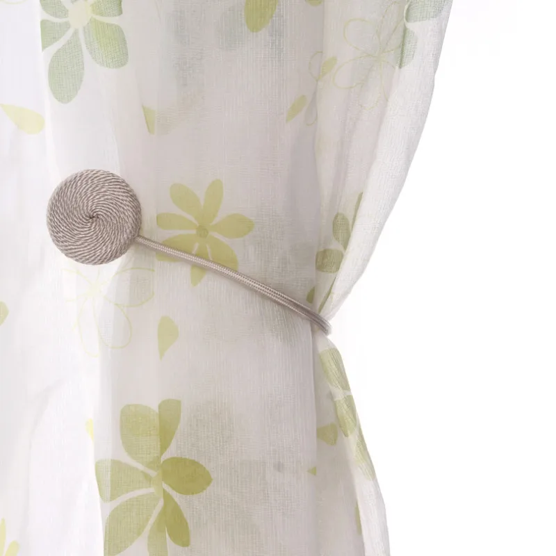 Простая круглая тканевая Пряжка для занавесок европейская занавеска с магнитной