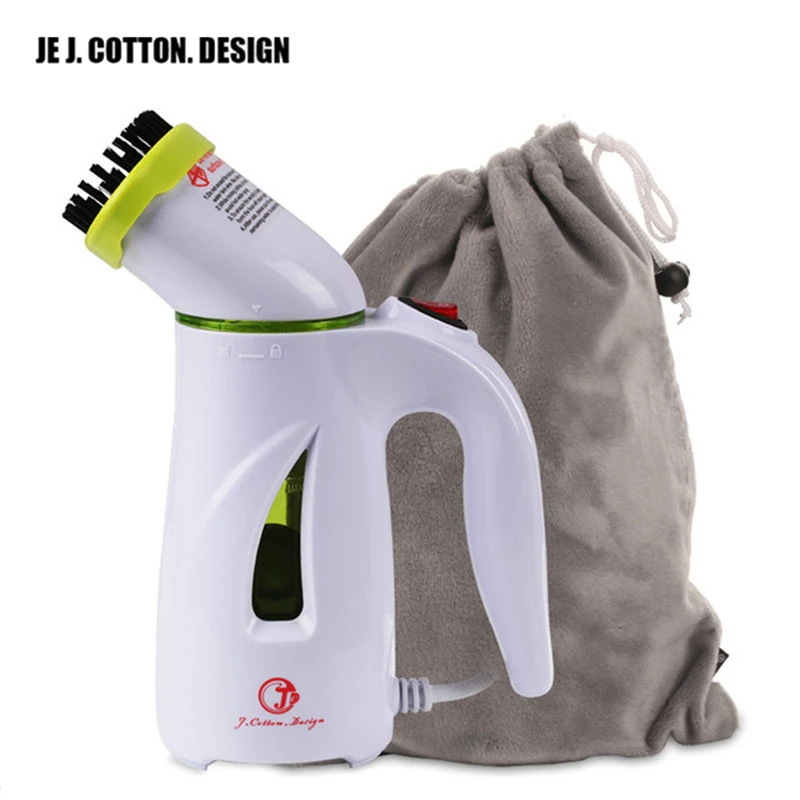 Green with bag Портативный отпариватель для одежды, вертикальный паровой утюг, утюжок с кисточкой, ручные отпариватели для ткани, чистая машина, вилка для ЕС, США, Великобритании - Цвет: Green with bag