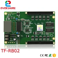 tf rb02 led control card full color 256256 pixels led display receiving card with 2 50pin interface