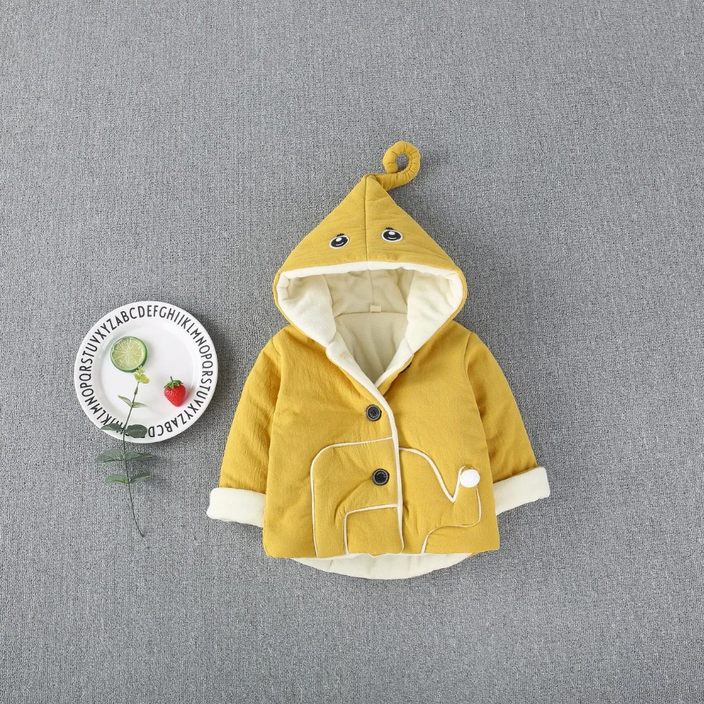 Baby Down Jacket Winter New Fashion Kids Girls Long Sleeve Printing Clothing Thickening Warm Comfortable Children Coat | Детская одежда