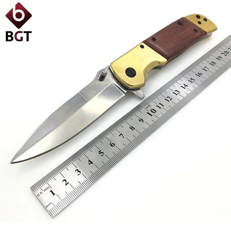 Карманный Боевой складной нож BGT 5CR13 тактические охотничьи ножи со стальной