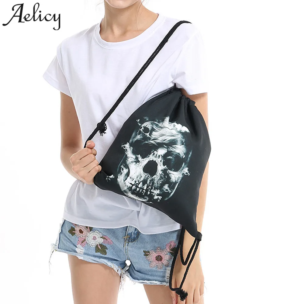Aelicy пакет для конфет на Хэллоуин Подарочная сумка в комплекте карманная 3D шнурке