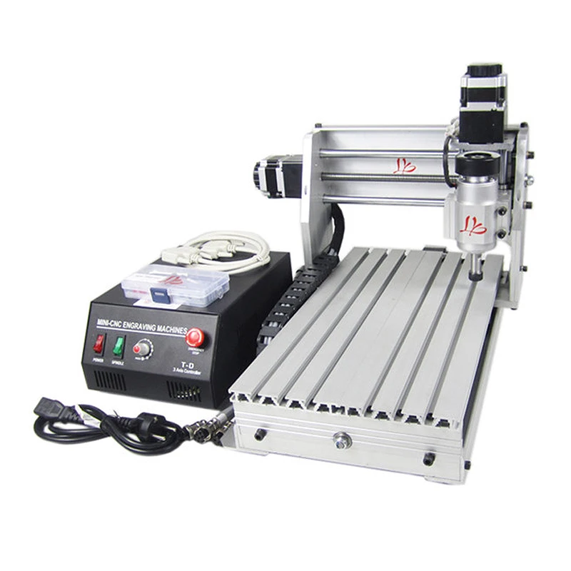 DIY ЧПУ Мини 3020 3 оси 230 W фрезерные машины для деревообработки с Mach3 программного