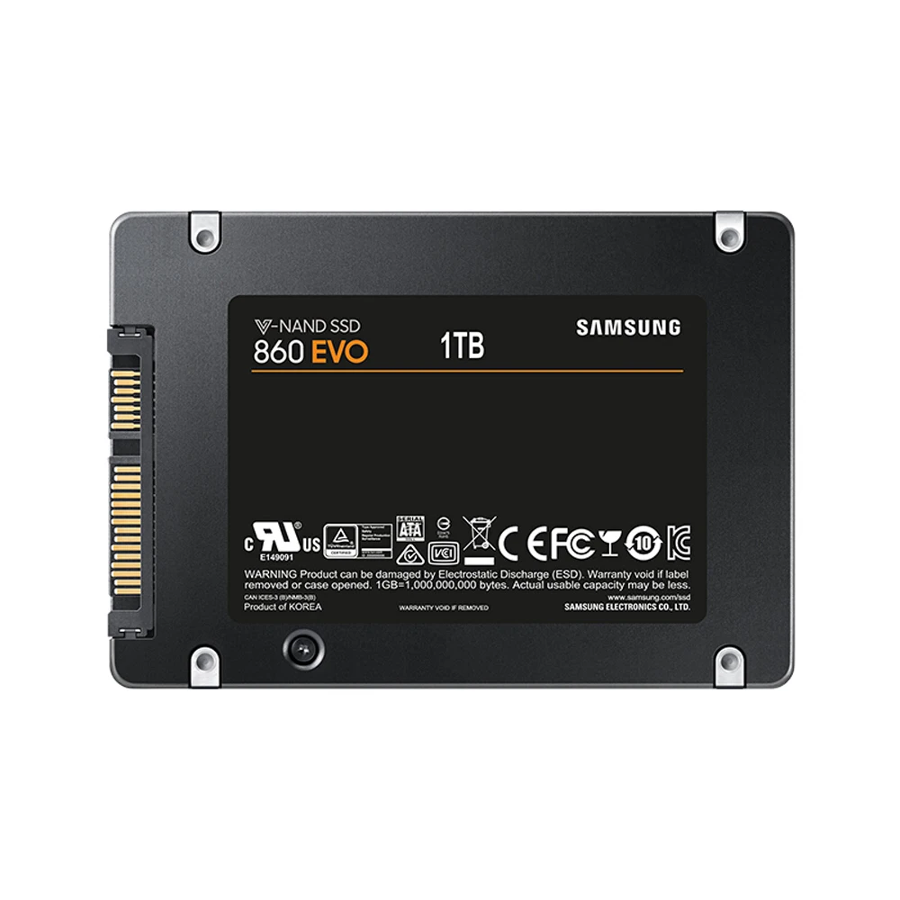 SAMSUNG 860 EVO 500GB 1 ТБ HD SSD жесткий диск HDD 2,5 жесткий диск SSD SATA 250GB твердотельный жесткий диск для ноутбуков настольных ПК
