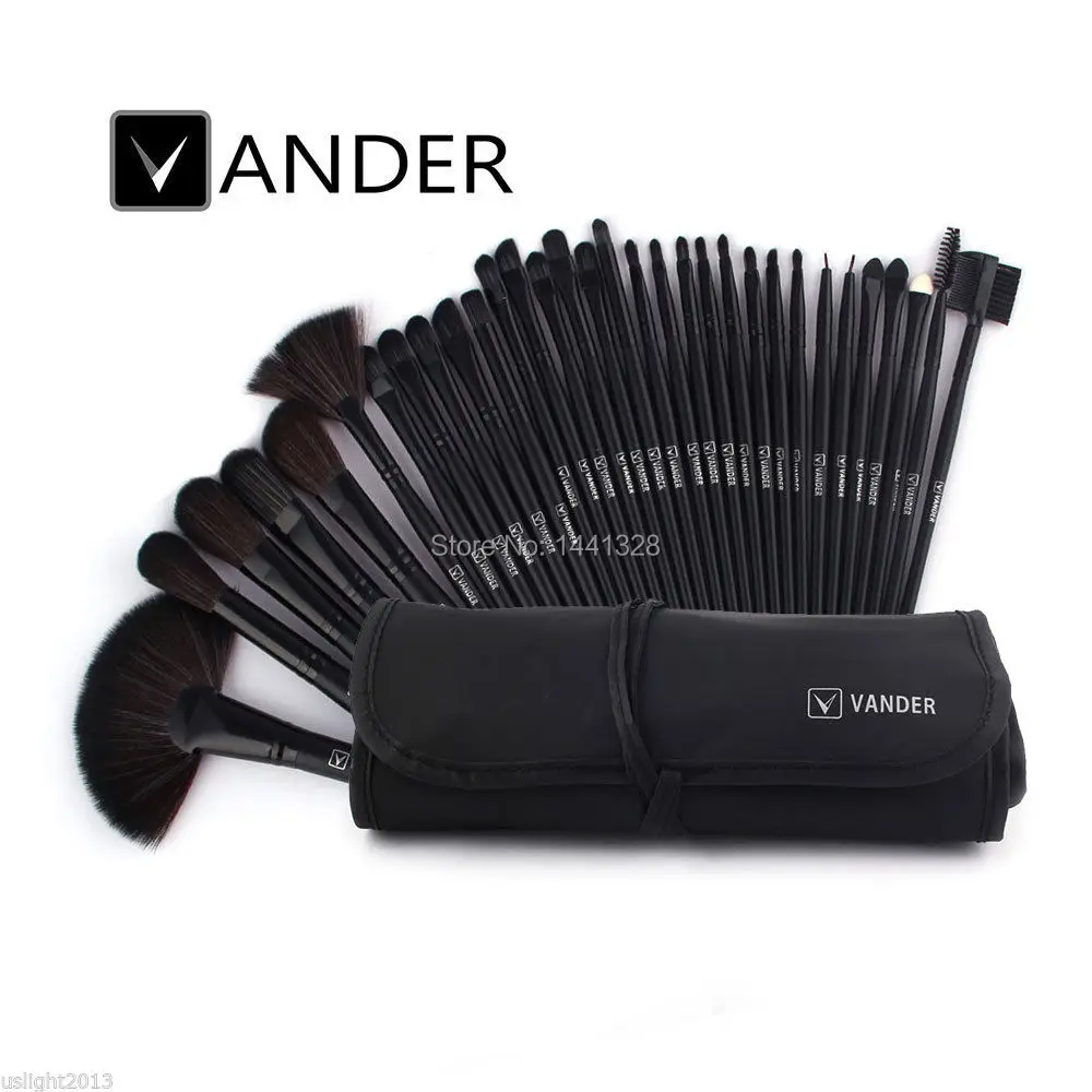 Профессиональный набор кистей для макияжа VANDER 11/32 шт. косметической основы пудры