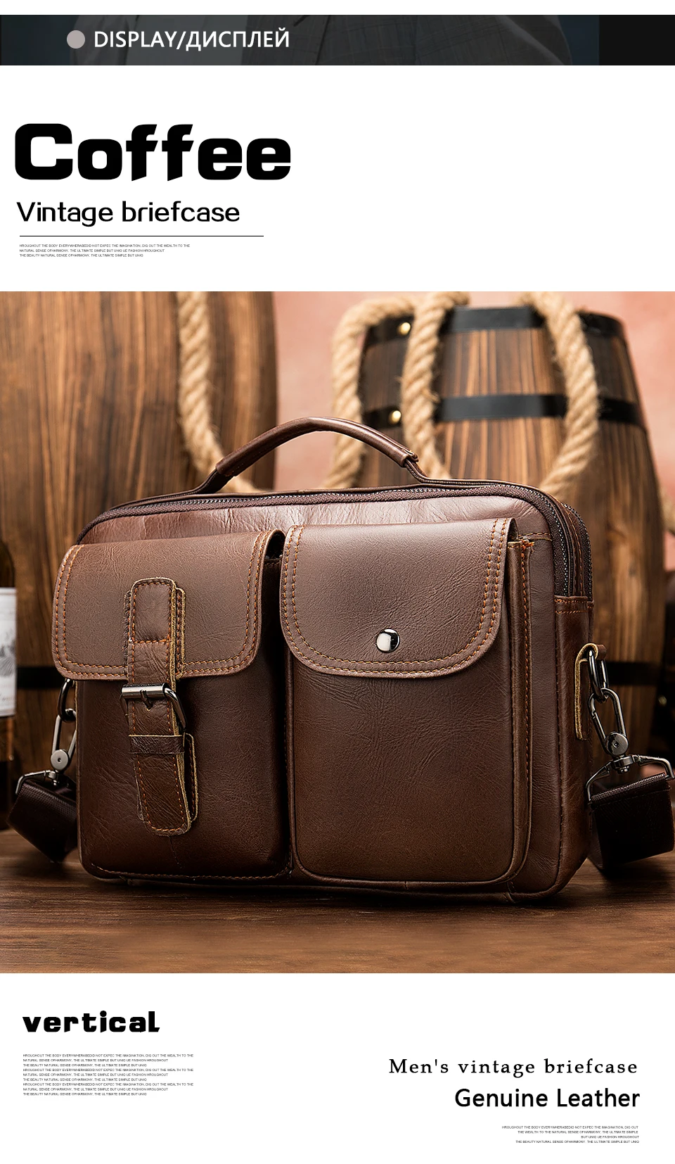 mens genuine leather computer bag men leather bag men vintage business briefcase for mens briefcase laptop bags aktentasche 8592