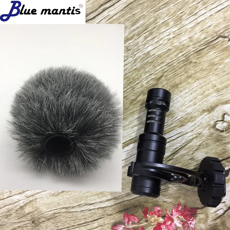 Уличное профессиональное ветровое стекло из меха для Rode Video Mic ветрозащитное