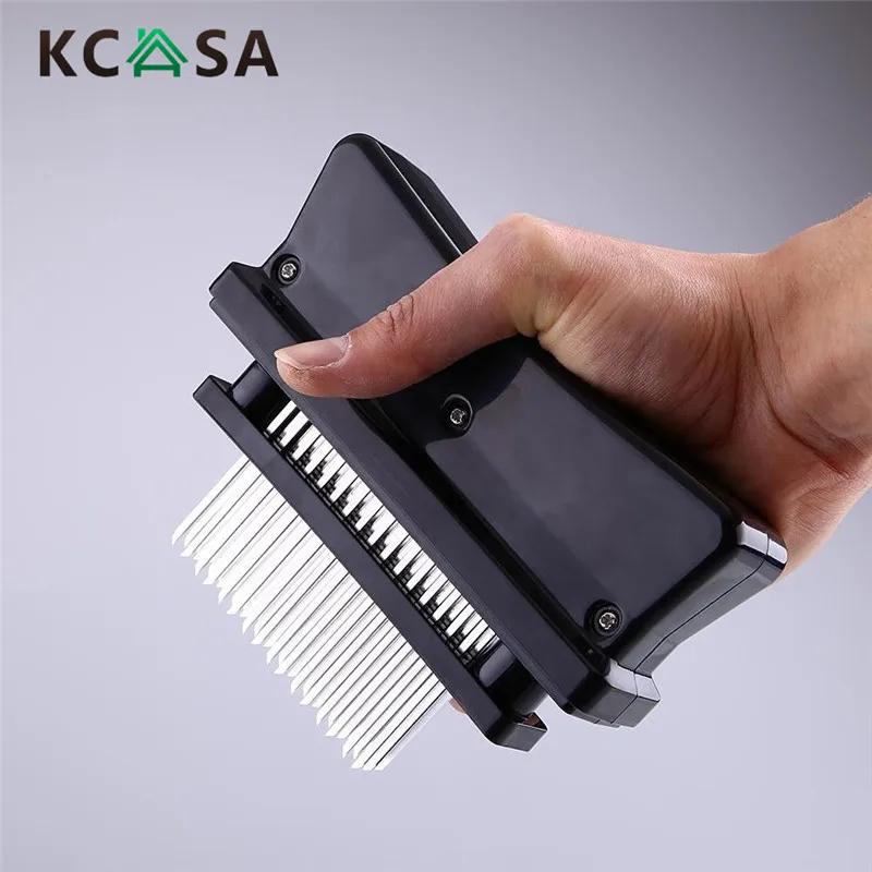 KCASA KC-MH06 нержавеющая сталь 48 лезвий свободная машина для мяса стейк Tenderiser игла