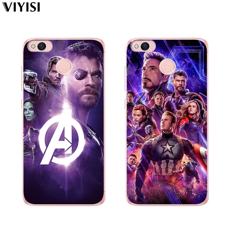 Case For Xiaomi Redmi mi 8 Mi 9 Note 5A 6 4 A2 Lite A1 4X 4A 5X Marvel Iron Man Black Widow Raytheon Soft silicone TPU Cases |