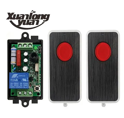 Xuanlongyuan AC220V 1CH RF переключатель системы дистанционного управления передатчик +