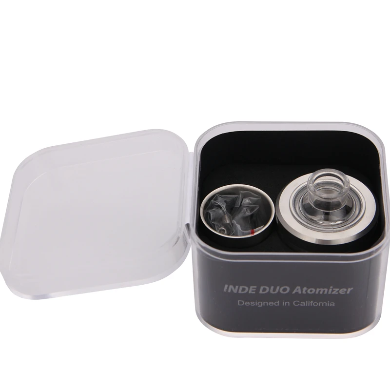 Original WISMEC INDE DUO RDA Atomizer with 22mm/30mm Tube Rebuildable Dripper For electronic cigarette squonk box Mod | Электроника