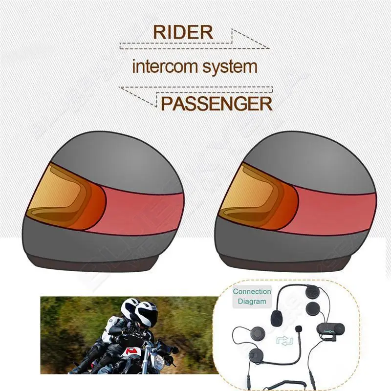 FreedConn T COM02S мотоциклетный Bluetooth шлем гарнитуры домофон Handsfree гарнитура Rider & Pillion
