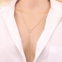fashion long eight cross necklace women jewelery pendant womens layered leaf necklaces charm gilded chain choker women gift
