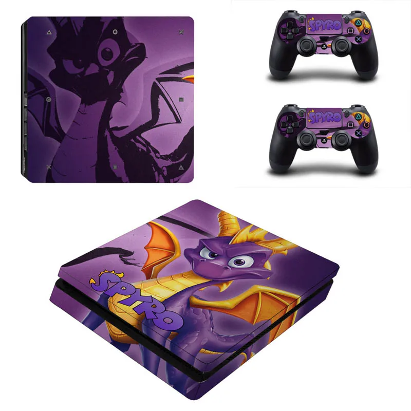 Spyro наклейка с драконом PS4 Slim Skin для Playstaion 4 консоли наклейки + 2 шт контроллер
