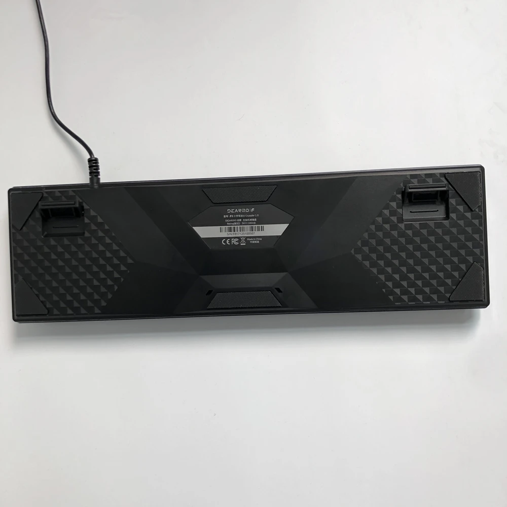 Игровая Проводная Механическая клавиатура DEARMO 104key с подсветкой ось LK 100