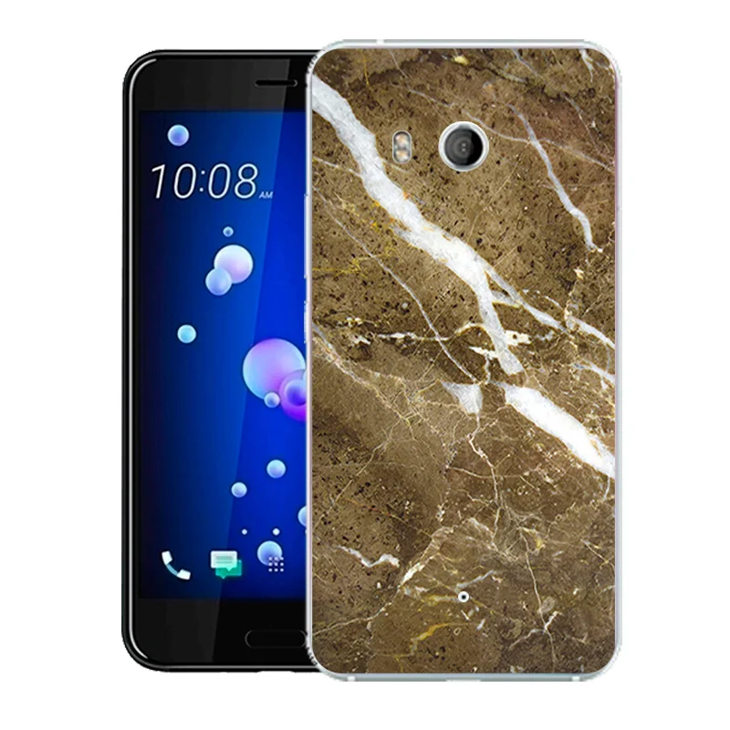 Чехол s для htc u 11, чехол, 5,5 дюйма, мягкий ТПУ, силиконовый, мраморный принт, для htc u 11, чехол для телефона Fundas для htc u 11 U11