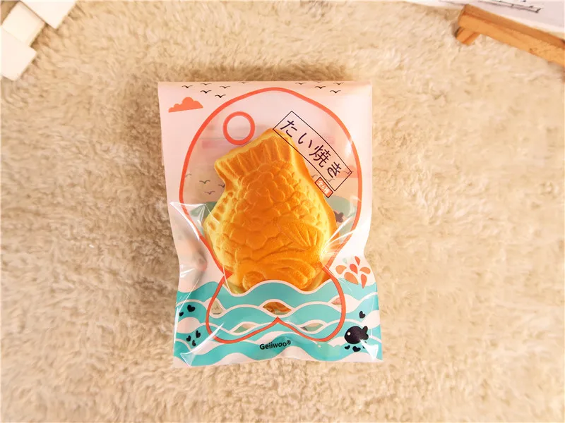 Kuutti Squishy медленно поднимающийся мягкий ароматизированный Taiyaki Япония еда Squishies оригинальная упаковка сотовый телефон ремень подарок для детей мальчиков